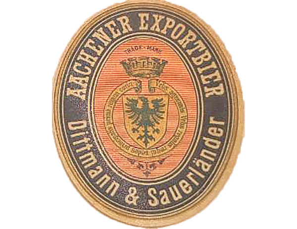 Aachener exportbier 1895 etiket
